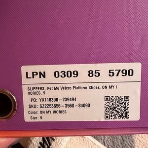 Yitty platform Velcro slides